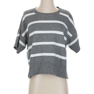 Banana Republic Striped S/S Sweater with 'GOODBYE' on Back